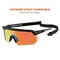 Ergodyne AEGR-AFASM, Safety Glasses, Anti-Scratch & Fog-Off+, Orange Mirror Lens, Matte Black Frame AEGR-AFASM - alternate 3